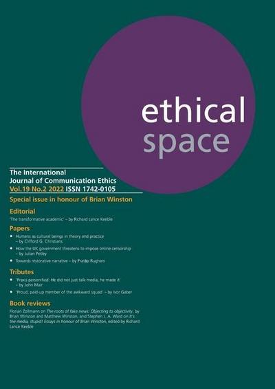 Ethical Space Vol. 19 Issue 2