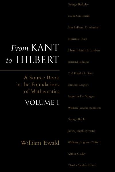From Kant to Hilbert Volume 1