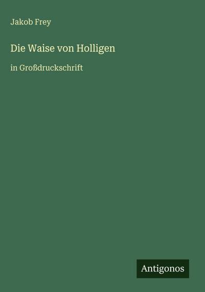 Die Waise von Holligen