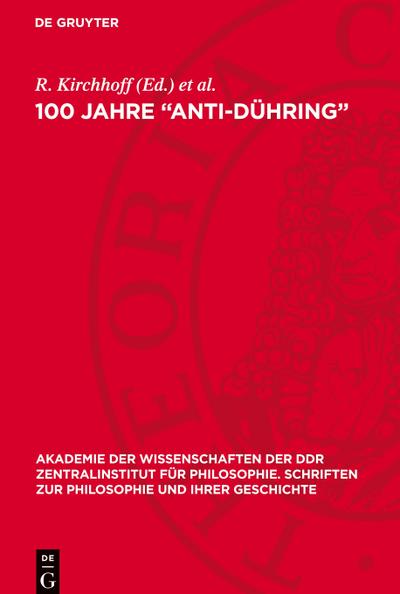 100 Jahre "Anti-Dühring"