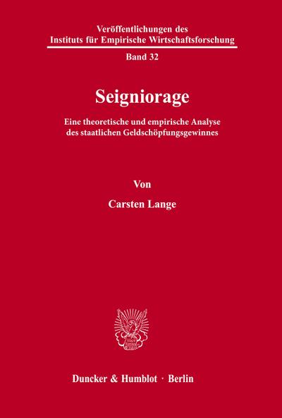 Seigniorage.