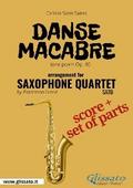 Saxophone Quartet "Danse Macabre" score