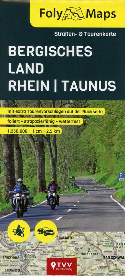 FolyMaps Bergisches Land - Rhein - Taunus 1:250 000