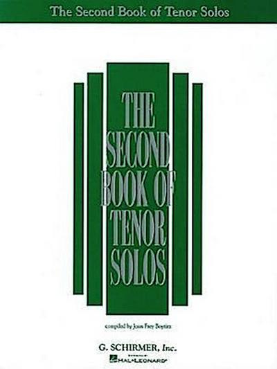 The Second Book of Tenor Solos