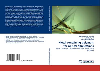 Metal containing polymers for optical applications