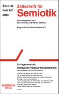 Zeitschrift für Semiotik / Schlagersemiotik