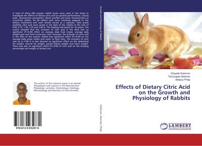 Effects of Dietary Citric Acid on the Growth and Physiology of Rabbits