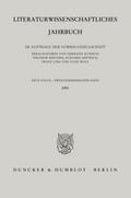 Literaturwissenschaftliches Jahrbuch