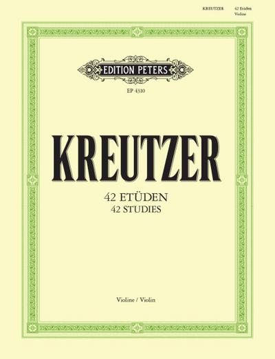 42 Etudes (Caprices) for Violin