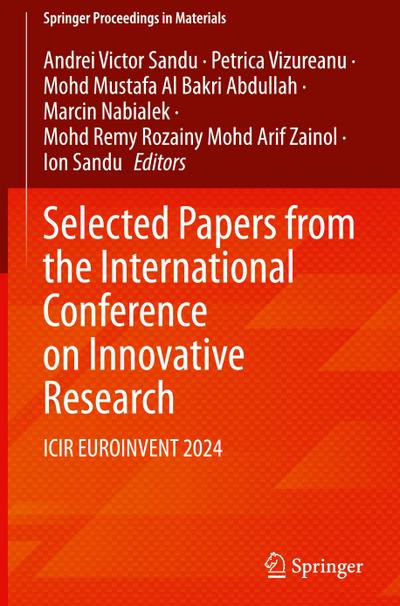 Selected Papers from the International Conference on Innovative Research