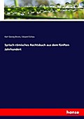 Syrisch-römisches Rechtsbuch aus dem fünften Jahrhundert