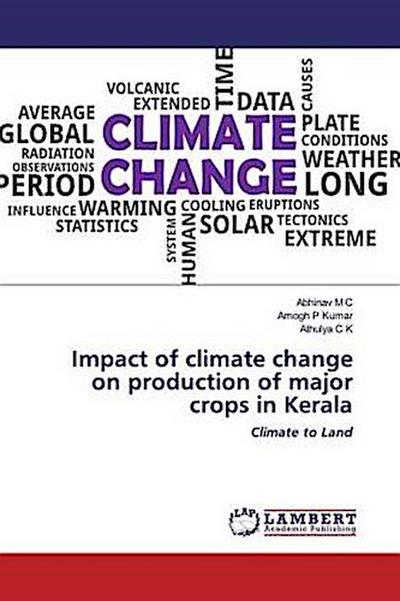 Impact of climate change on production of major crops in Kerala
