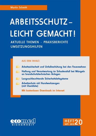 Arbeitsschutz - leicht gemacht! - Heft 20