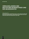 Sachregister und Konkordanzliste zu den Verhandlungen des Deutschen Bundestages 9. Wahlperiode (1980-1983) und zu den Verhandlungen des Bundesrates (1981-1982)