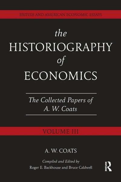 The Historiography of Economics