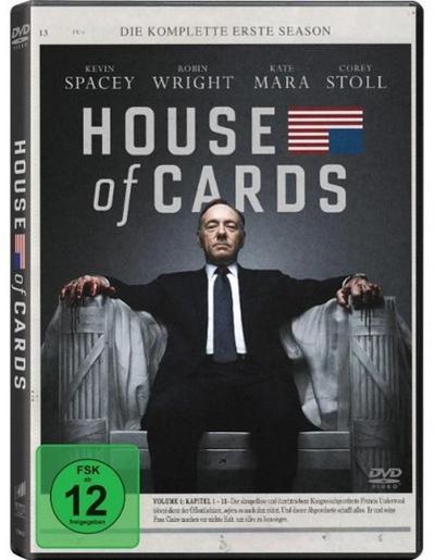 House of Cards. Season.1, 4 DVDs