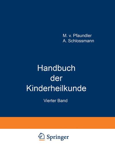 Handbuch der Kinderheilkunde