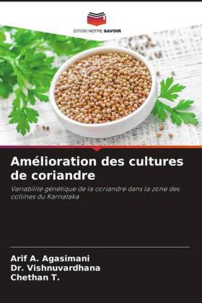 Amélioration des cultures de coriandre