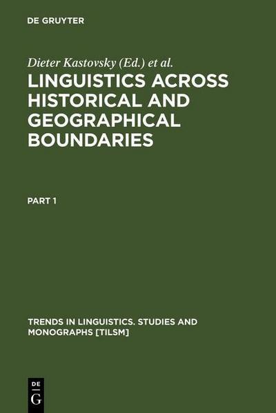 Linguistics across Historical and Geographical Boundaries