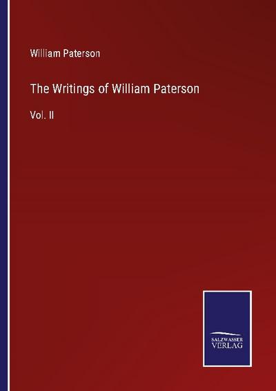 The Writings of William Paterson