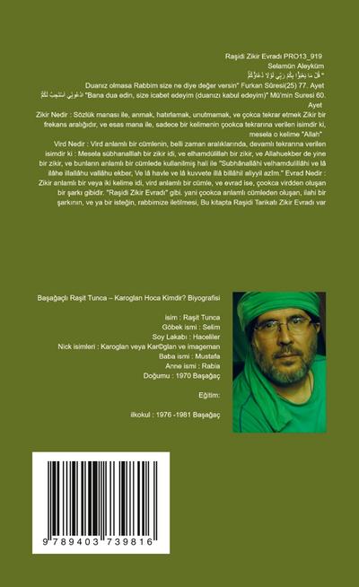 Ra¿idi Zikir Evrad¿ PRO13.919 Arapça