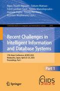 Recent Challenges in Intelligent Information and D
