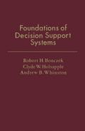 Foundations of Decision Support Systems