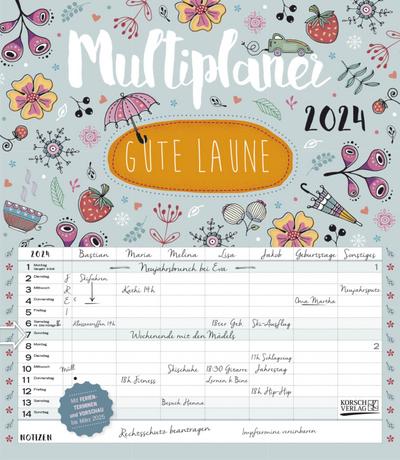 Multiplaner - Gute Laune 2024