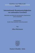 Internationale Beamtenstreitigkeiten vor nationale