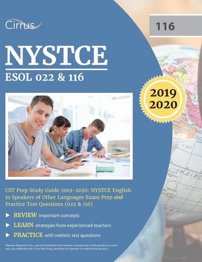NYSTCE ESOL 022 & 116 CST Prep Study Guide 2019-2020
