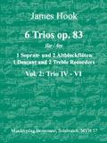 6 Trios op.83 Band 2 (Nr.4-6)für 3 Blockflöten (SSA)