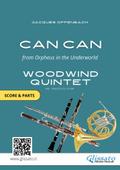 Sheet Music for Woodwind Quintet "Can Can" score & parts