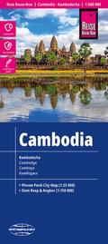 Reise Know-How Landkarte Kambodscha / Cambodia (1:500.000)