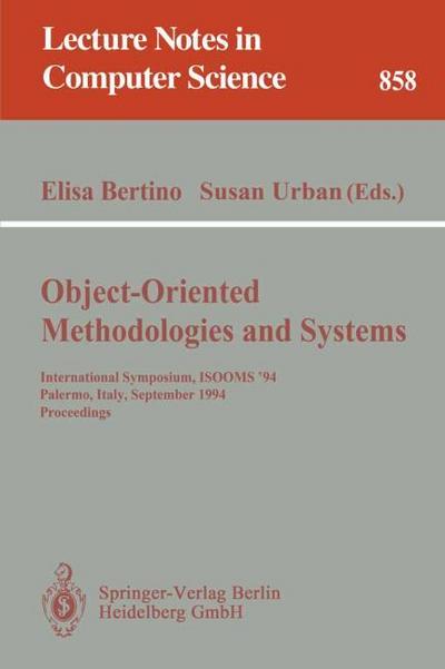 Object-Oriented Methodologies and Systems