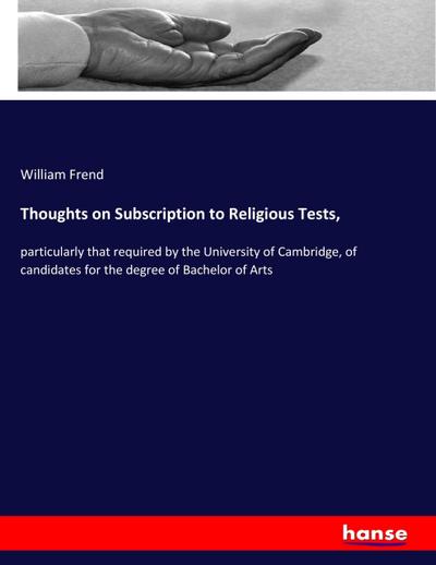 Thoughts on Subscription to Religious Tests