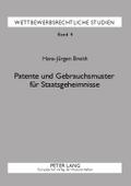 Patente und Gebrauchsmuster für Staatsgeheimnisse
