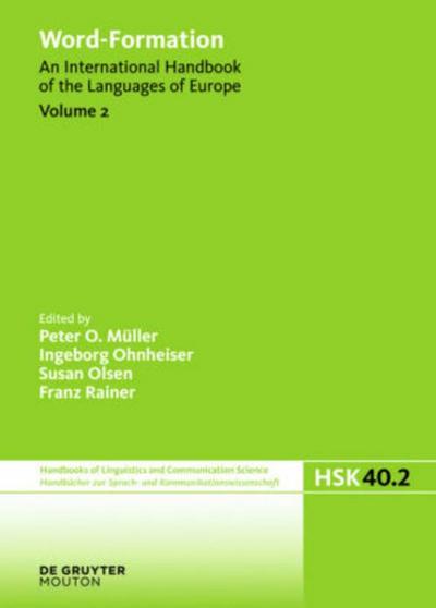 Word-Formation, Volume 2, Word-Formation