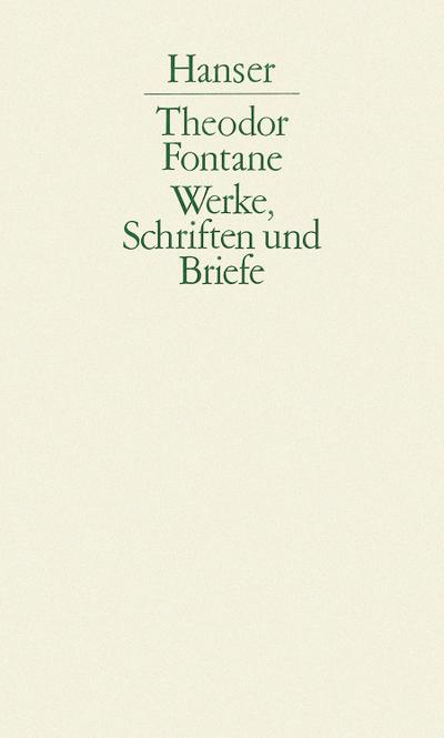 Fontane, T: Werke 3/III/2