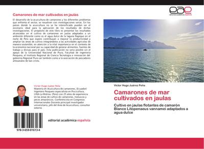 Camarones de mar cultivados en jaulas