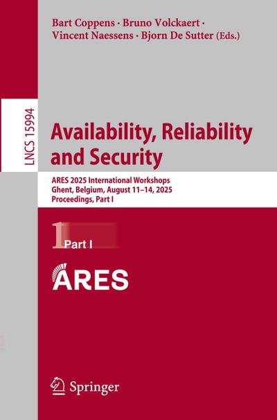 Availability, Reliability and Security