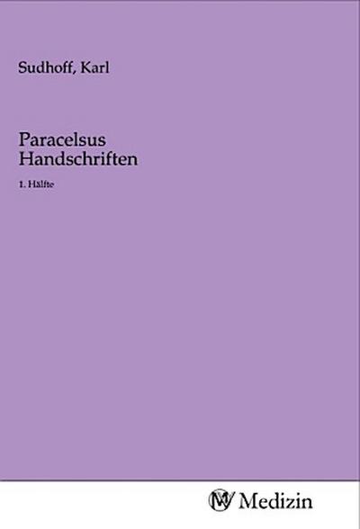 Paracelsus Handschriften