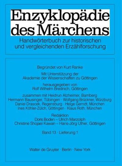 Enzyklopädie des Märchens, Band 13, Suchen - Verführung - Doris Boden