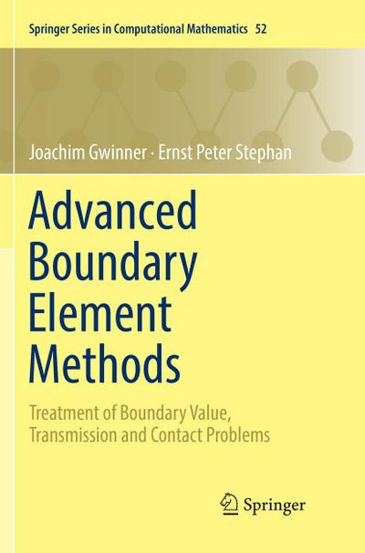 Advanced Boundary Element Methods