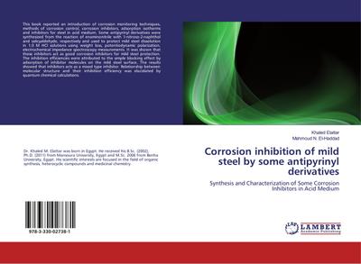 Corrosion inhibition of mild steel by some antipyrinyl derivatives