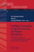 Intelligent Computing in Signal Processing and Pattern Recognition