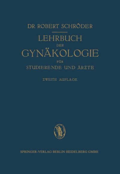 Lehrbuch der Gynäkologie