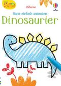 Ganz einfach ausmalen: Dinosaurier