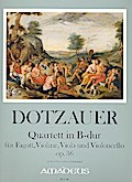 Quartett B-Dur op.36 für Fagott, Violine,Viola und Violoncello
