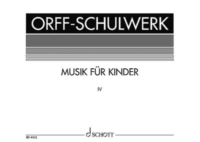 Musik für Kinder Band 4für Singstimme, Blockflöte und Schlagzeug