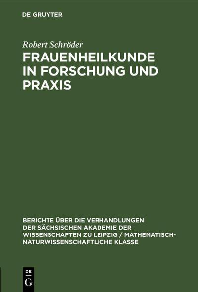 Frauenheilkunde in Forschung und Praxis